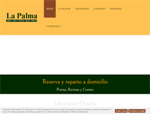 Tablet Screenshot of librerialapalma.com